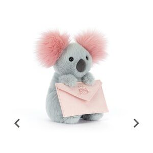 JELLYCAT VALENTINE KOALA WITH MESSAGE